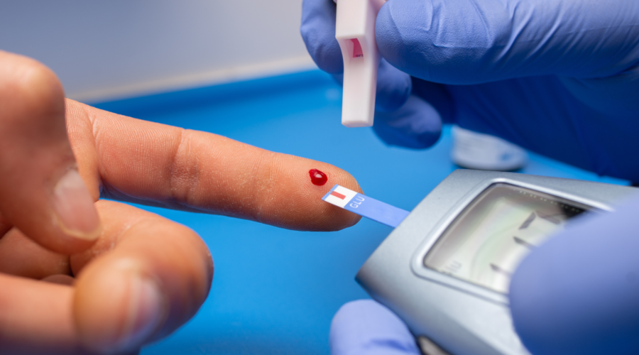 blood glucose (sugar) test